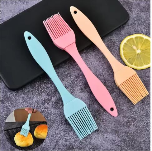 Silicone Oil Brush Barbecue Basting Brush Seasoning Sauce Cake Bread Butter Egg Heat Resistant Home Kitchen Baking Cooking Tools