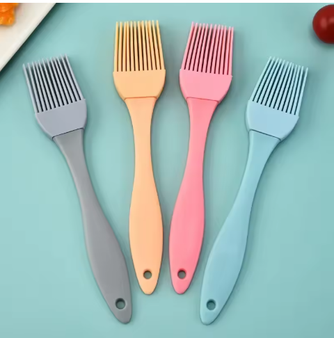 Silicone Oil Brush Barbecue Basting Brush Seasoning Sauce Cake Bread Butter Egg Heat Resistant Home Kitchen Baking Cooking Tools