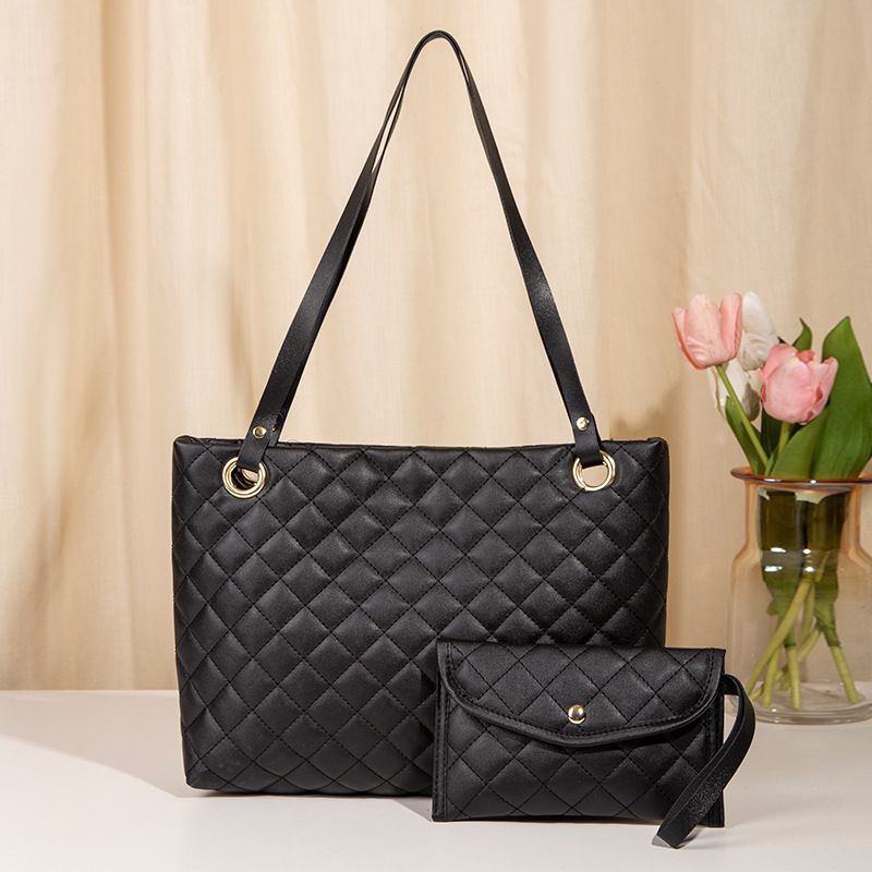 2Stes/PCS New Women's Bag European and American Fashion Mother Lady's Bag Handbag Bag Water Bucket Bag Commuter Joker Underarm Bag