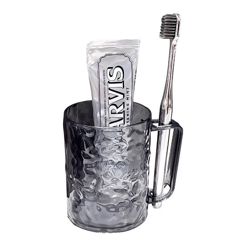 500ML Toothbrush Cup Glacier Pattern Luxury Bathroom Wash Cup Household Simple And Portable High-Value Brush Cup Mouthwash Cup