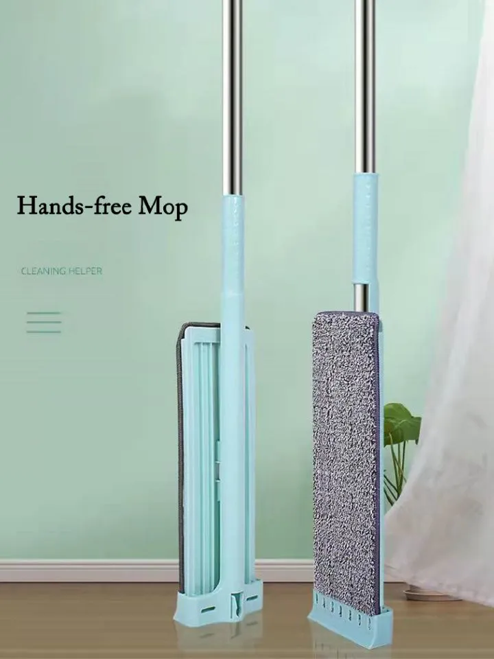 Squeeze Mop Floor Mops Reusable 360 Degree Hands-Free Lazy Flat Mop Wet And Dry Rotatable Mop Artifact Easy To Clean Mop