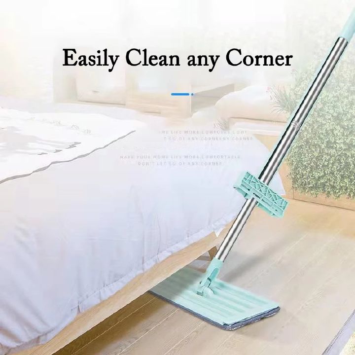 Squeeze Mop Floor Mops Reusable 360 Degree Hands-Free Lazy Flat Mop Wet And Dry Rotatable Mop Artifact Easy To Clean Mop