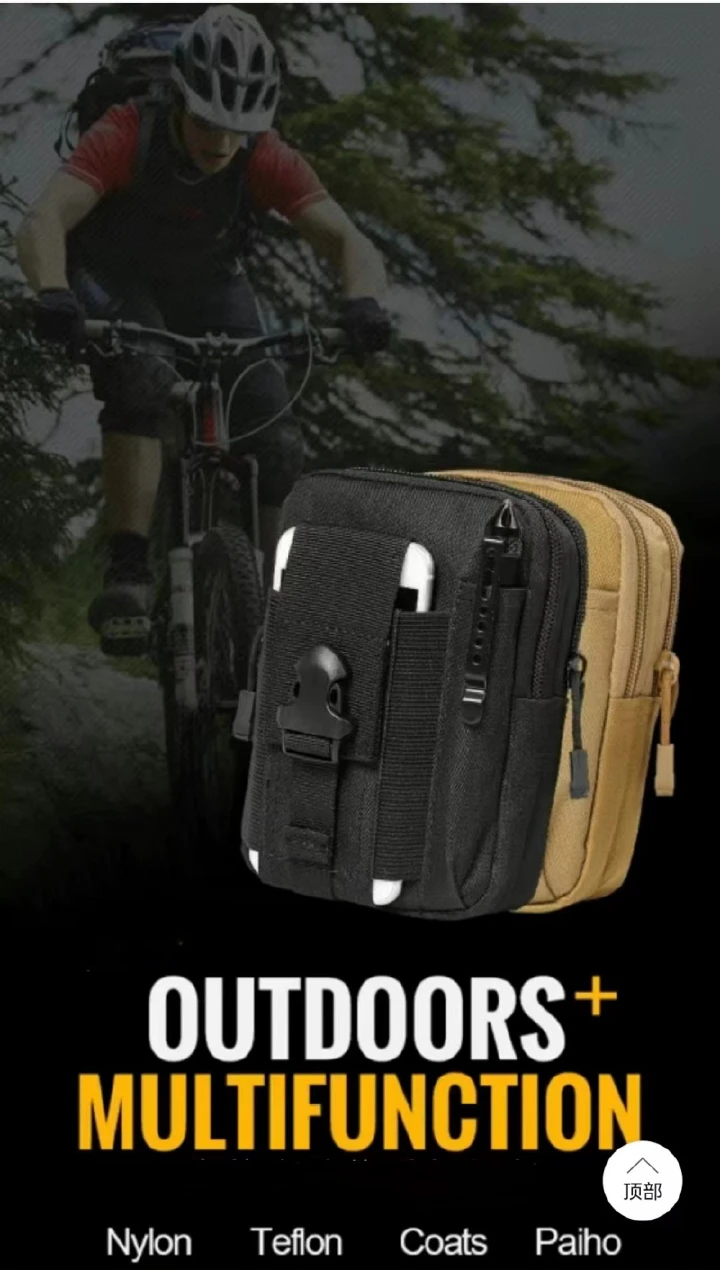 Mini Waist Bag for Mens Packs Fashion Belt Fanny Pack Waist Bags Pouch Backpack Tactical For Travel Outdoor Sport