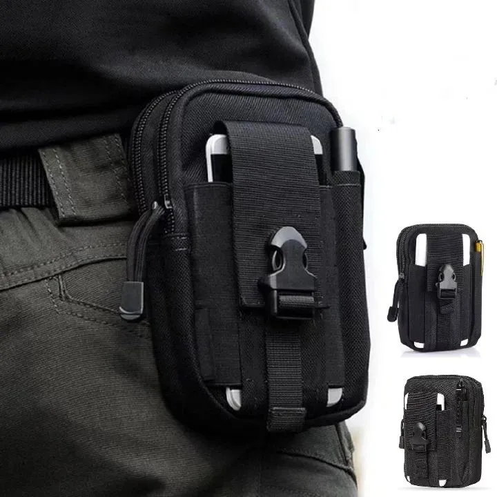 Mens Mini Waist Bag Packs Fashion Belt Fanny Pack Waist Bags Pouch Backpack Tactical For Travel Outdoor Sport