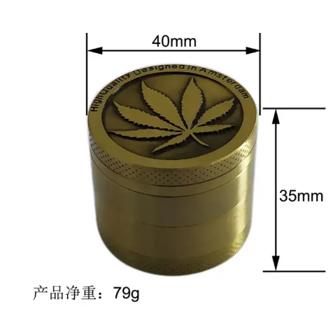 4-layer Herb Tobacco Weed Grinder Smoking Accessories Manual Hand Grass Spice Herb Grinder Miller Crusher Machine Kitchen