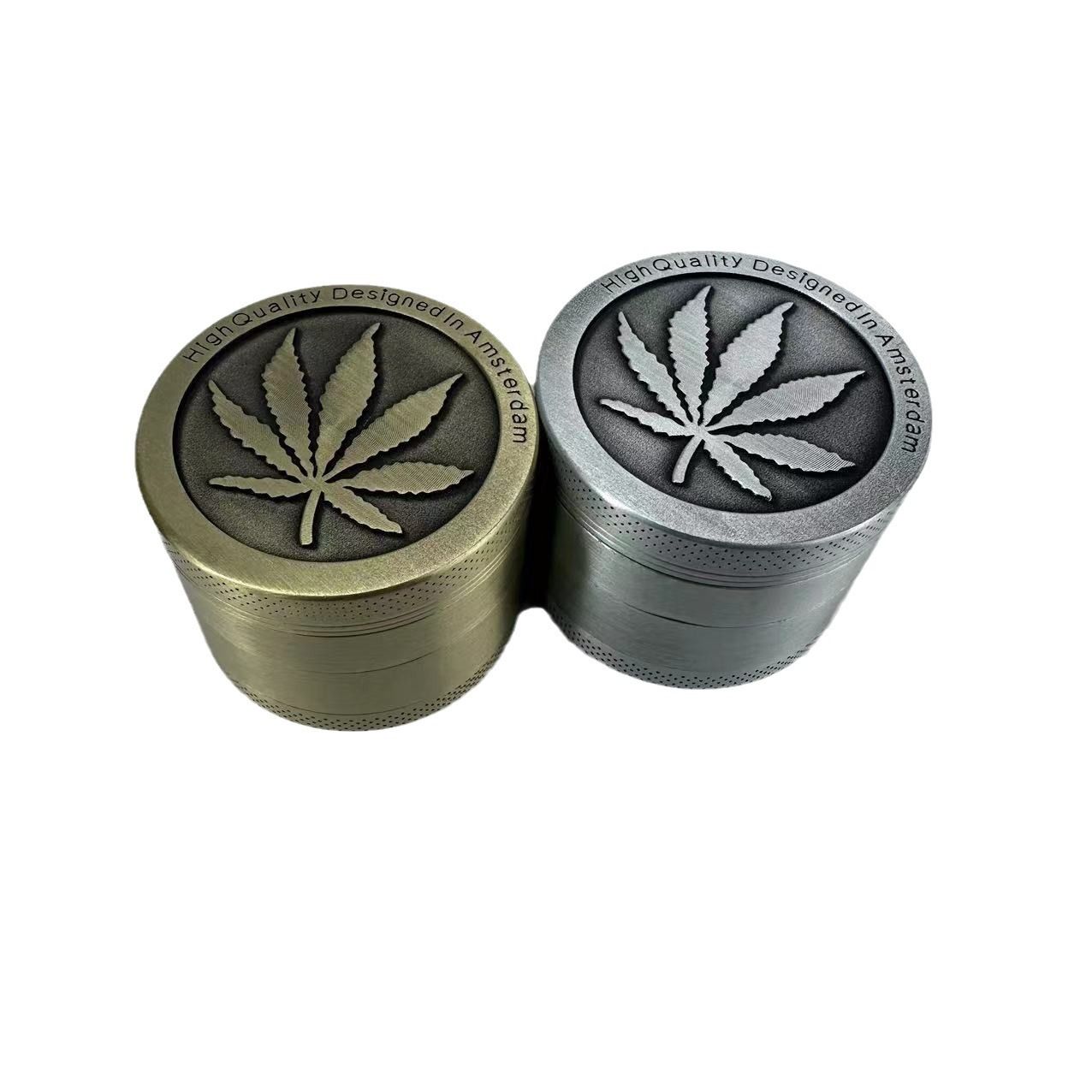 4-layer Herb Tobacco Weed Grinder Smoking Accessories Manual Hand Grass Spice Herb Grinder Miller Crusher Machine Kitchen