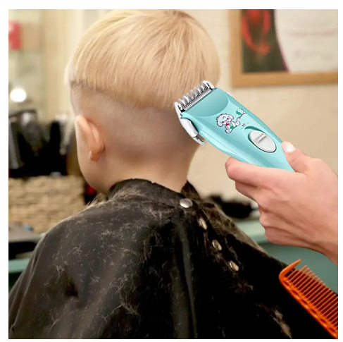 Silent Baby Hair Clipper Kids Hair Trimmers Chargeable Waterproof Professional Cordless Hair Clipper For Babies Children Infant