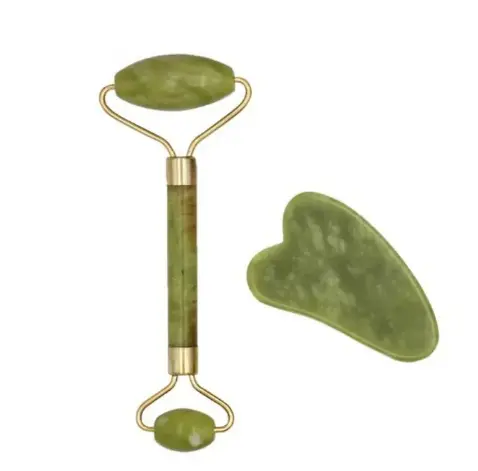 Facial Massage Jade Stone Roller Face Guasha Scraper Lift Beauty Slimming Tools Skin Relaxation