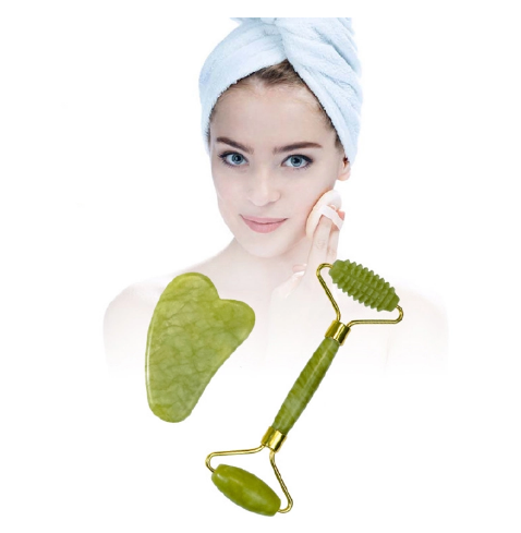 Facial Massage Jade Stone Roller Face Guasha Scraper Lift Beauty Slimming Tools Skin Relaxation