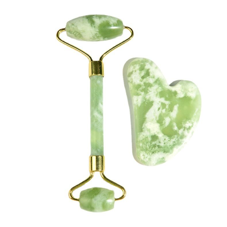 Facial Massage Jade Stone Roller Face Guasha Scraper Lift Beauty Slimming Tools Skin Relaxation