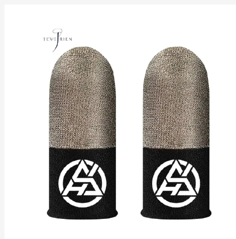 New finger sleeve game controller is suitable for PUBG sweat and scratch sensitive touch screen game finger thumb sleeve gloves breathable and scratch resistant touch screen game thumb gloves