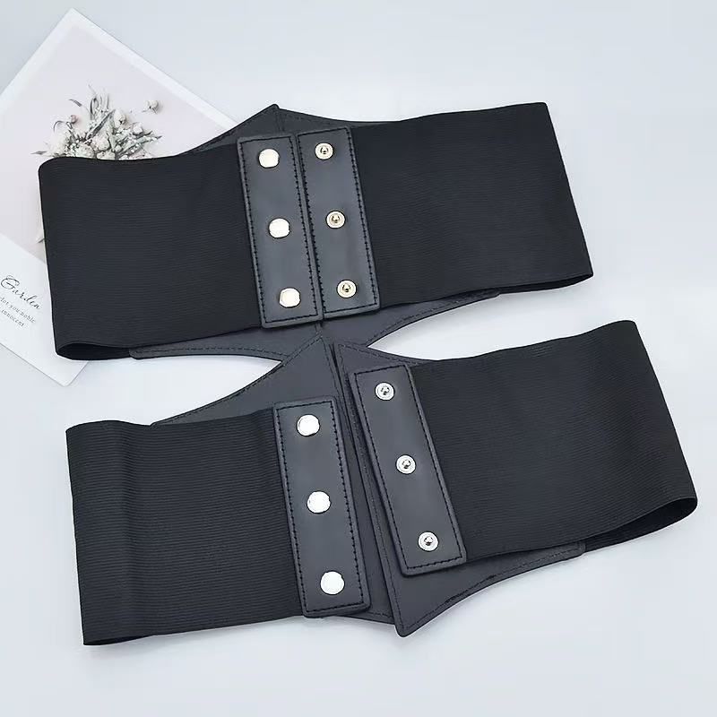 Ladies Waist Belts, Women's Waist Belts Trainer Slimming Belts Elastic Shapewear PU Leather Binding PU Leather Belt Dress Skirt Suit Decoration Accessories Fashion Female Strap Slim Body Shaper Corset