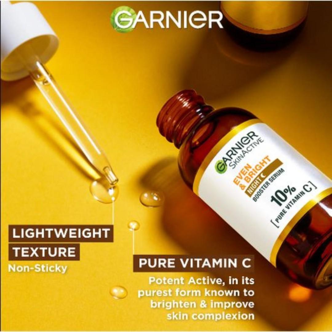 Garnier Skin Active Even & Bright Night Booster Serum 30ml