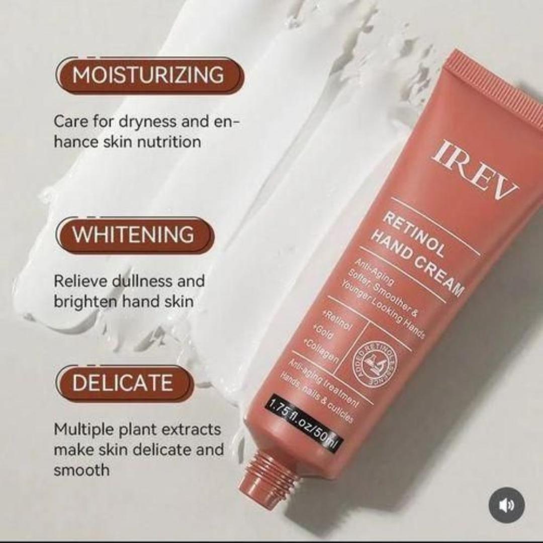 IREV Retinol Hand Cream Whitening Hand Lotion Moisturizing Soothing & Anti-Aging
