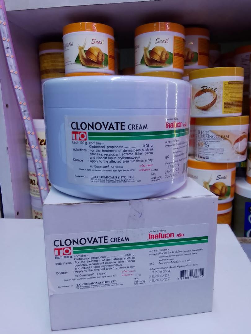 Clonovate Skin Brightening And Darkspots Removal Cream Big Jar 450g