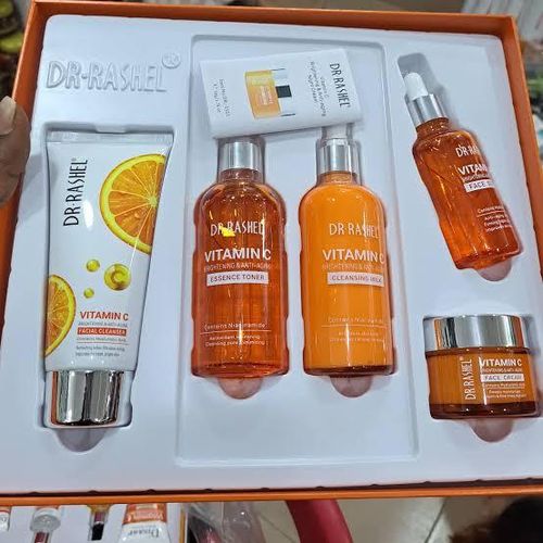 DR RASHEL Dr. Rashel Vitamin C Skincare Set – Pack Of 5 (Cleanser, Serum, Cream, Toner, Cleansing Milk)