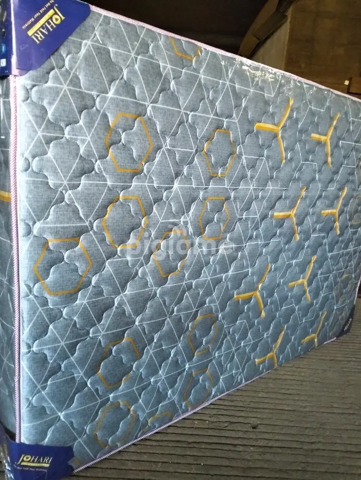 🎁 Johari 8-Inch Orthopedic Fibre Mattress 🛏️ | Supportive & Breathable | Back Care Comfort | Quilted Soft Cover | Heavy Duty | Modern Design | 24-Month Warranty 🌙✨