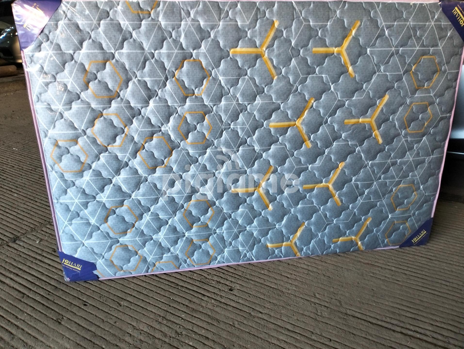🎁 Johari 8-Inch Orthopedic Fibre Mattress 🛏️ | Supportive & Breathable | Back Care Comfort | Quilted Soft Cover | Heavy Duty | Modern Design | 24-Month Warranty 🌙✨