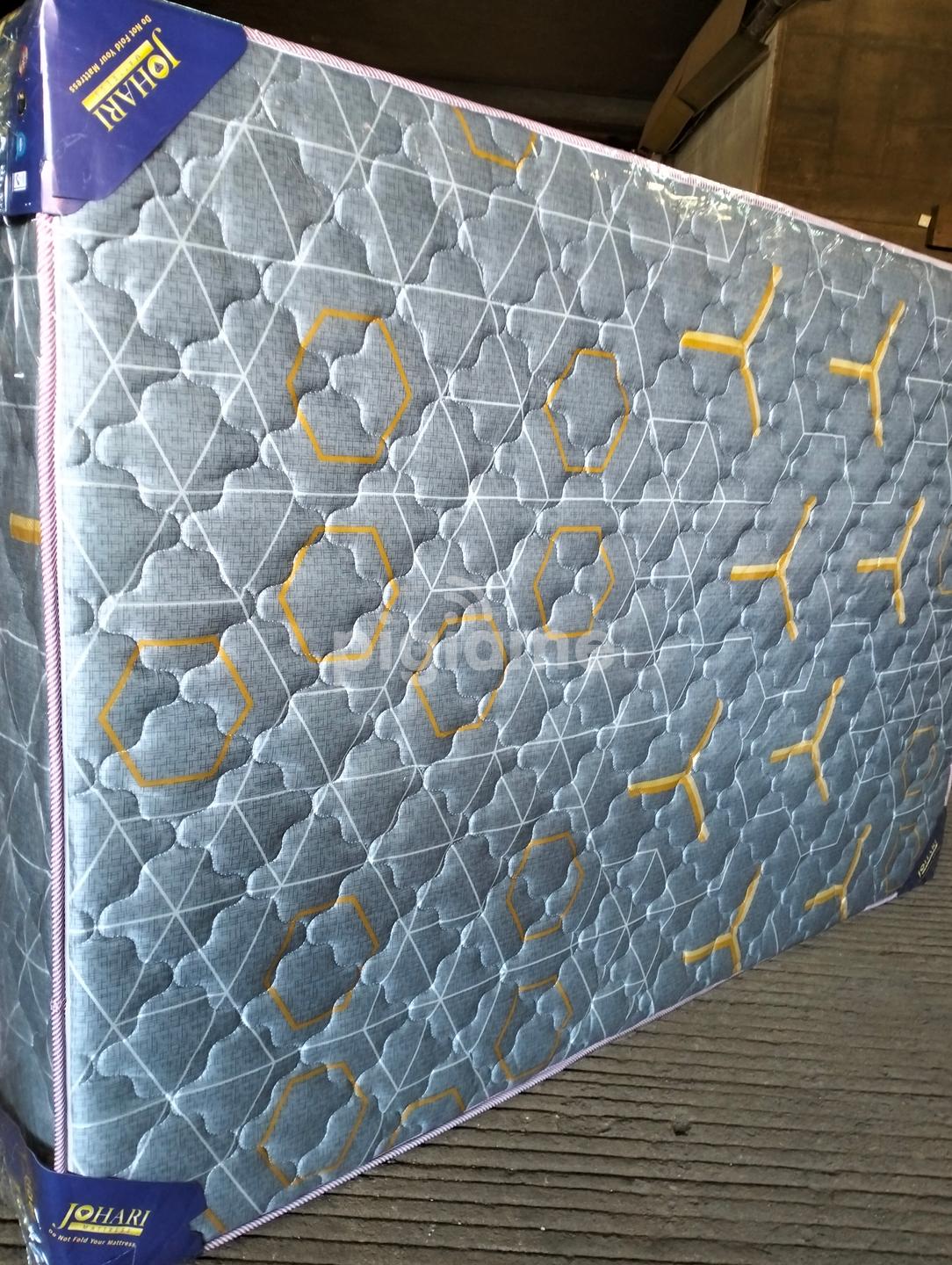 🎁  | JOHARI 8-Inch Quilted Medium Duty Mattress 🧵💠 | High-Density Foam 🧽 | High Firm Support 😌 | 3-Year Warranty 🛡️ | Elegant Design ✨