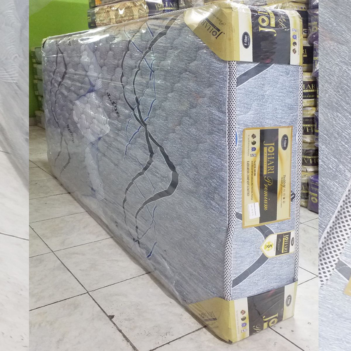 🎁  | JOHARI 8-Inch Quilted Medium Duty Mattress 🧵💠 | High-Density Foam 🧽 | High Firm Support 😌 | 3-Year Warranty 🛡️ | Elegant Design ✨