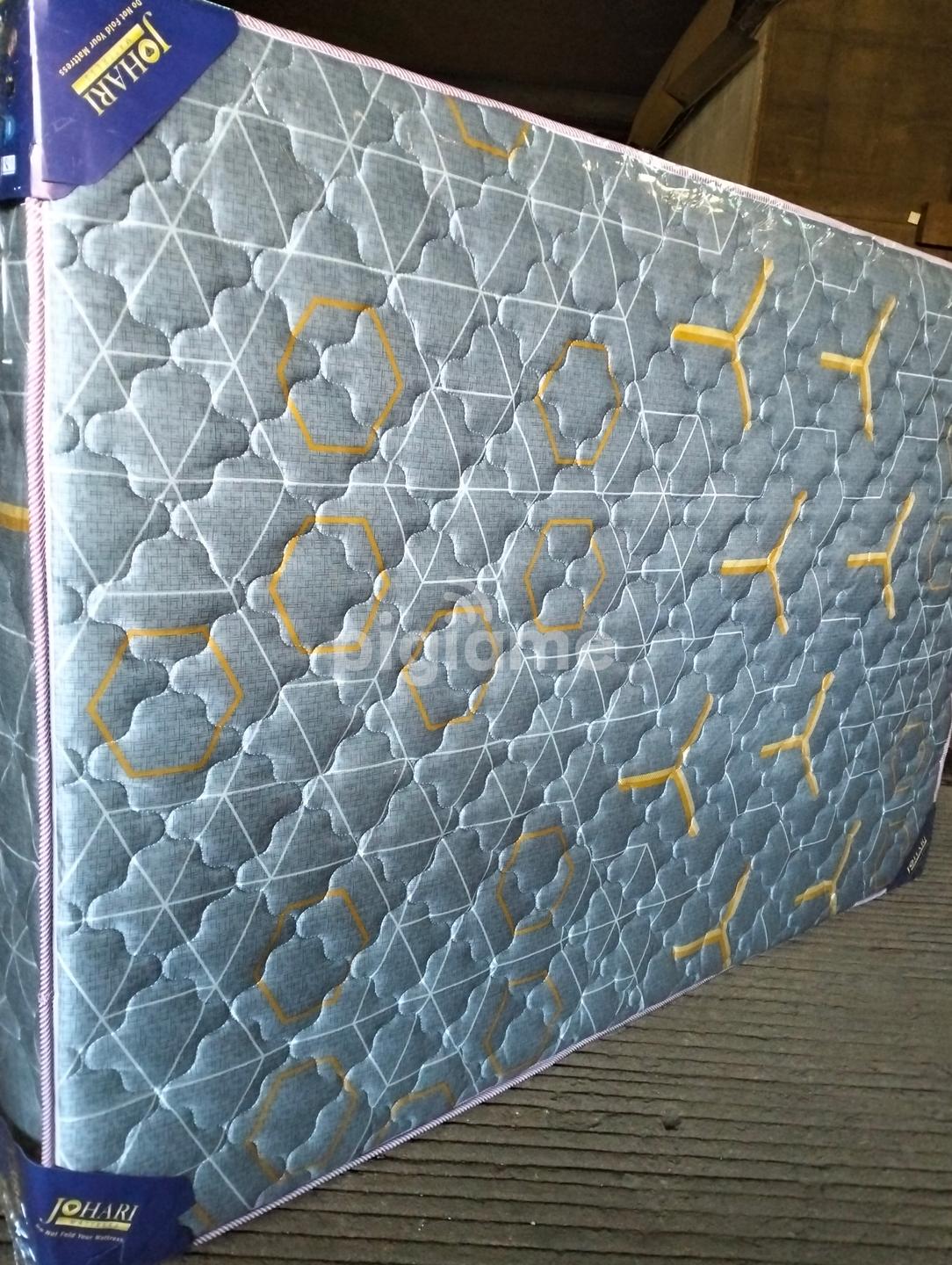 🎁  | JOHARI 8-Inch Quilted Medium Duty Mattress 🧵💠 | High-Density Foam 🧽 | High Firm Support 😌 | 3-Year Warranty 🛡️ | Elegant Design ✨