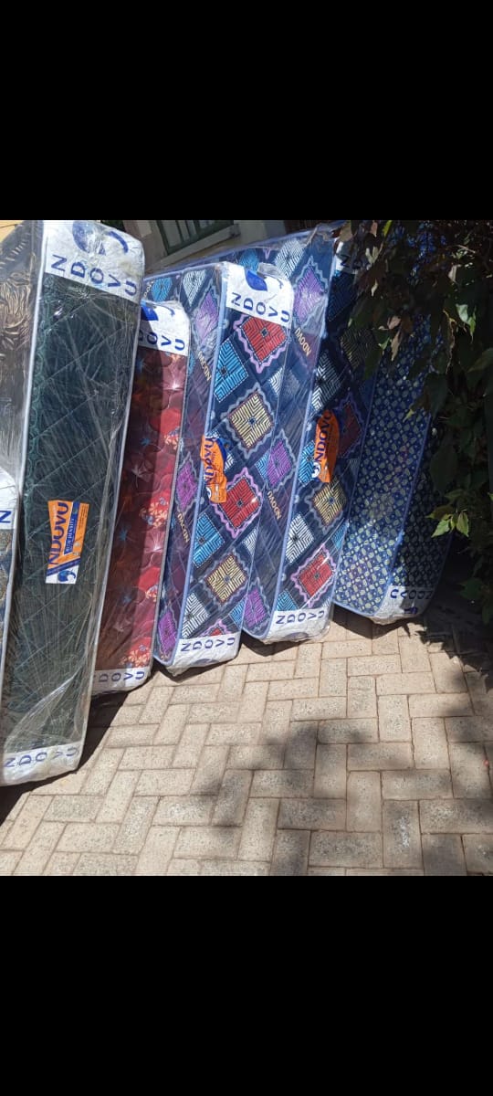 💪 NDOVU 8-Inch Quilted Heavy Duty Mattress 🐘🛏️ | Extra Firm Support 💯 | Premium Quilted Top 🧵 | High-Density Foam 🧽 | Reliable Sleep, Rugged Comfort 😴