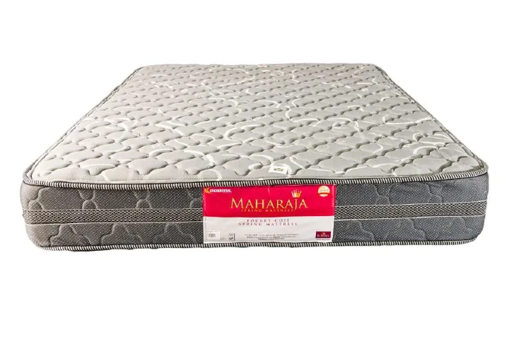 👑 MAHARAJA Heavy Duty Pocket Coil Spring Mattress 8 inches 🛏️ | Premium Comfort 💯 | Extra Firm Support 💪 | Breathable Quilted Top 🧵 | Luxurious Sleep Redefined 🌙