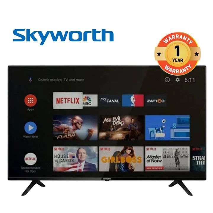 🎁 8 FREE GIFTS! ✨ Skyworth 32-Inch Frameless Smart TV 📺 | WiFi | Netflix | YouTube | HD Display | Clear Dolby Sound 🔊