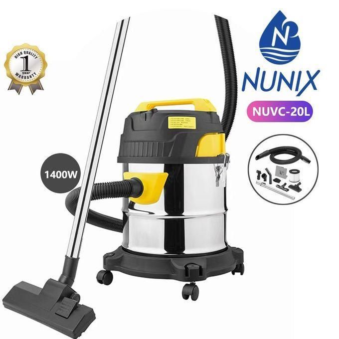 ✨ NUNIX 20L Wet & Dry Vacuum Cleaner 💨 | Powerful 1400W Motor ⚡ | Heavy-Duty Home & Office Cleaning 🏠🧹 | Bagless, Easy to Use, Strong Suction 💪 | Durable & Reliable 🚀
