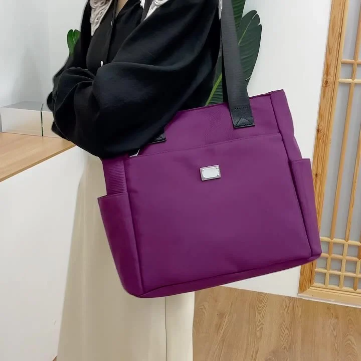 Strong Waterproof Ladies Bag - Big Everyday Tote for Office, Market and College