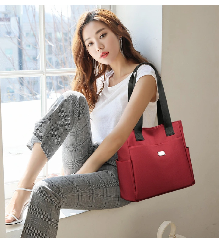 Strong Waterproof Ladies Bag - Big Everyday Tote for Office, Market and College