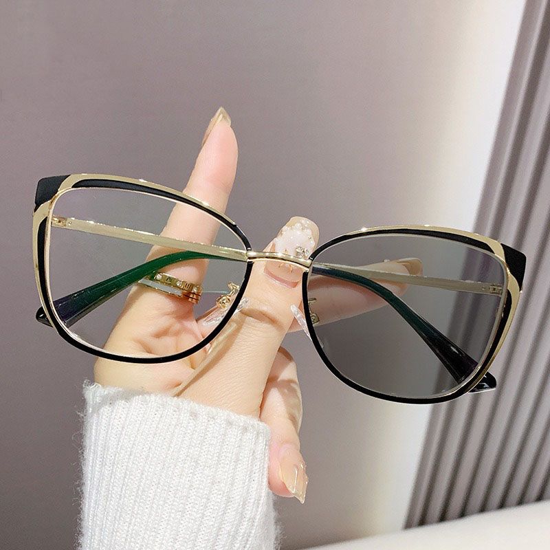 Cateye Eye Protection Glasses Women 2025 Blue Light Blocking Glasses Reading Glasses Transparent Eyewear Accessories