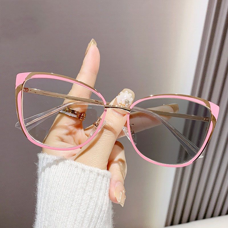 Cateye Eye Protection Glasses Women 2025 Blue Light Blocking Glasses Reading Glasses Transparent Eyewear Accessories