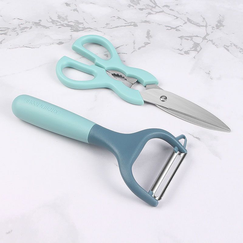 Multifunctional Stainless Steel Kitchen Gadget Set Household Fruit Knife and Planer