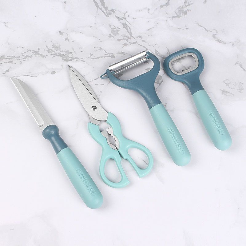 Multifunctional Stainless Steel Kitchen Gadget Set Household Fruit Knife and Planer