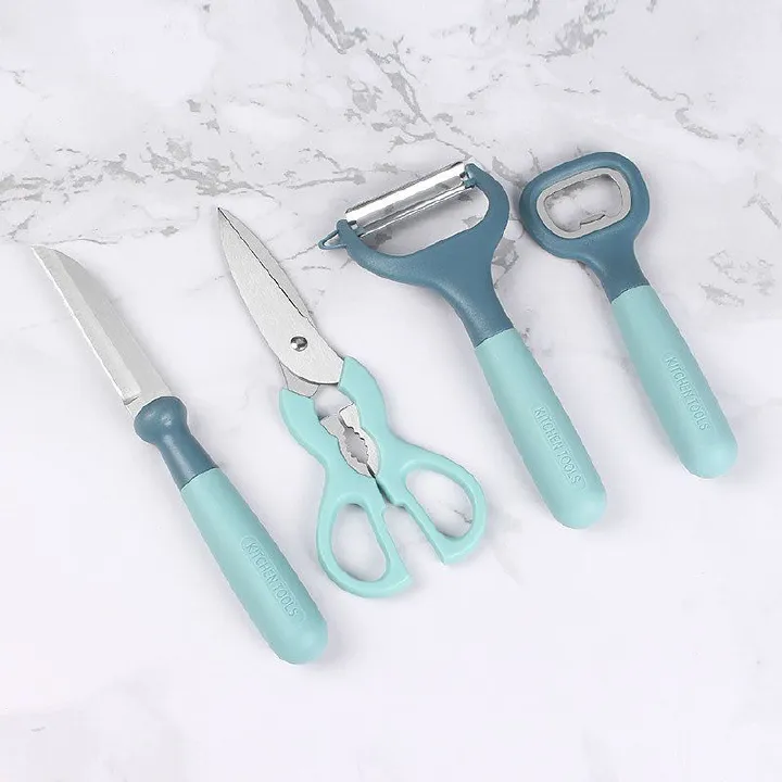 Multifunctional Stainless Steel Kitchen Gadget Set Household Fruit Knife and Planer
