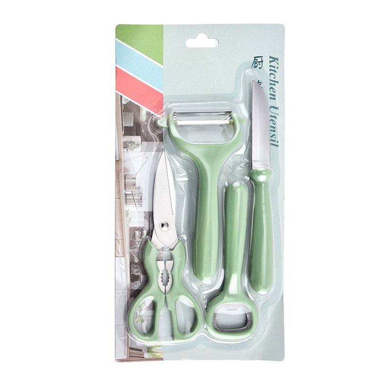 Multifunctional Stainless Steel Kitchen Gadget Set Household Fruit Knife and Planer