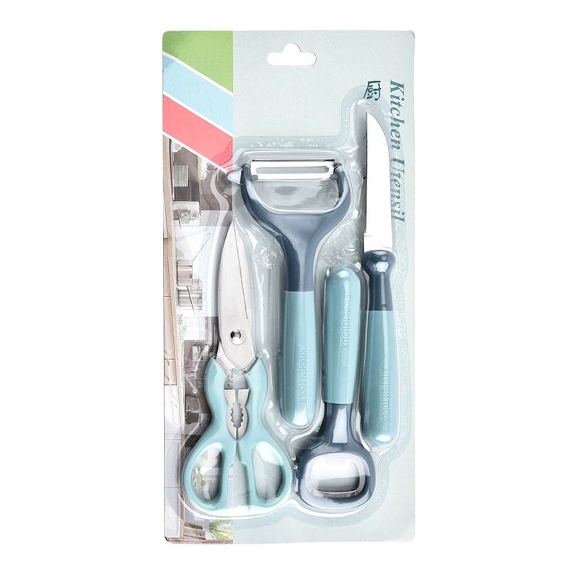 Multifunctional Stainless Steel Kitchen Gadget Set Household Fruit Knife and Planer