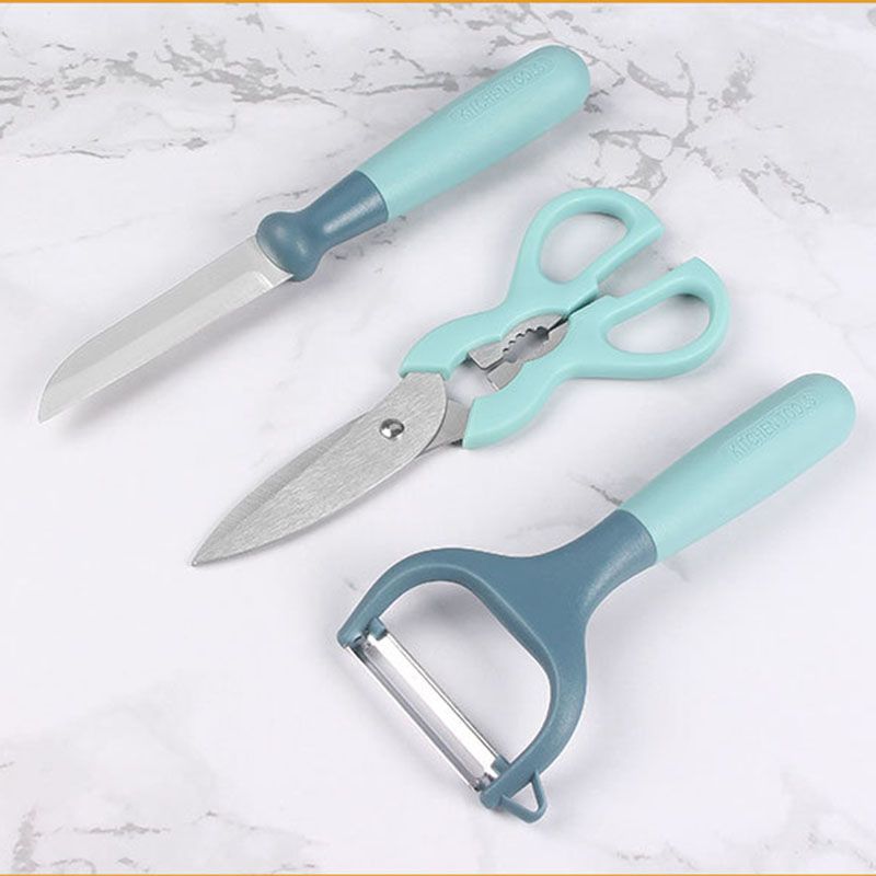 Multifunctional Stainless Steel Kitchen Gadget Set Household Fruit Knife and Planer