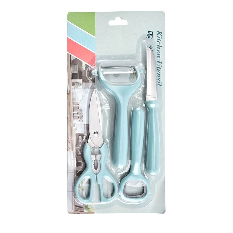 Multifunctional Stainless Steel Kitchen Gadget Set Household Fruit Knife and Planer