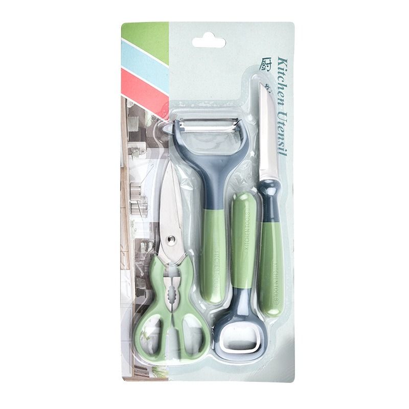 Multifunctional Stainless Steel Kitchen Gadget Set Household Fruit Knife and Planer