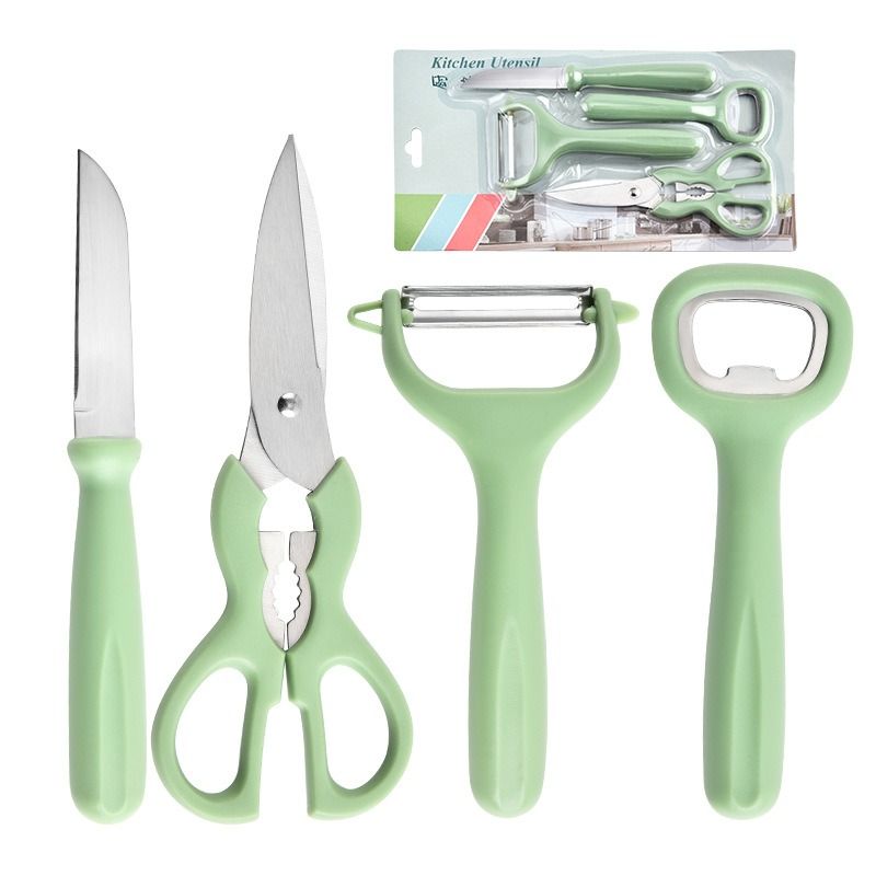 Multifunctional Stainless Steel Kitchen Gadget Set Household Fruit Knife and Planer