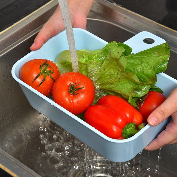 Cutting Board Water Filter Kitchen Vegetable Meat Chopping Board Plastic Easy Drainage Stylish Practical