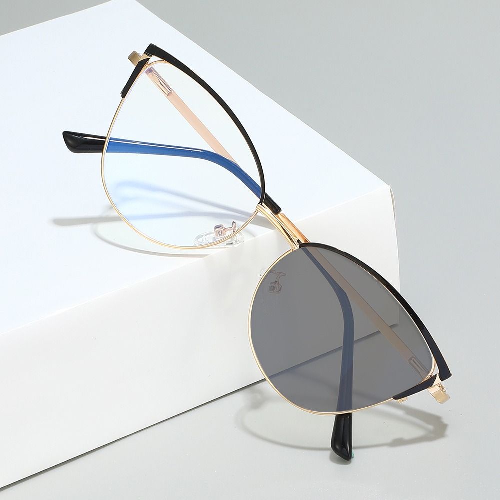 New Rimless Rectangle Sunglasses Women Vintage Metal Brown Sun Glasses Fashion Frameless Gradient Eyeglasses Shades for Men photochromic sunglasses