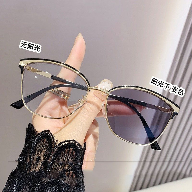 2025 Retro Sunglasses Women Brand Designer Fashion Rimless Gradient Sun Glasses Cutting Lens Ladies Frameless Eyeglasses photochromic sunglasses