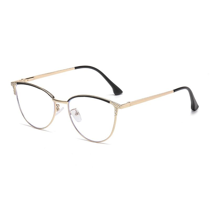 2025 Fashion Cat Eye Anti Blue Light Blocking Eyeglasses Photochromic Glasses for Women Reading Glasses