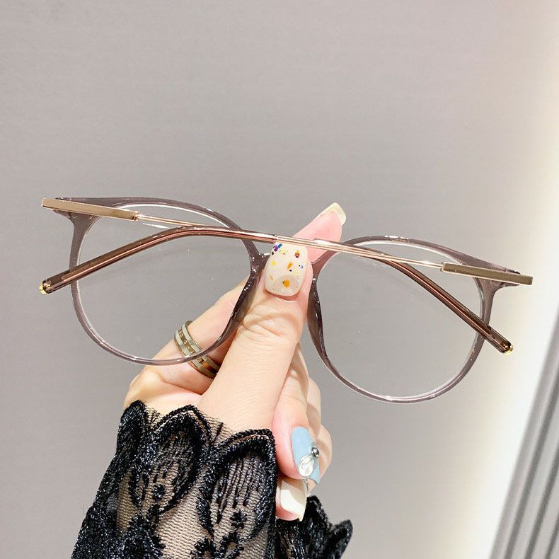 2025 Photochromic Eyeglasses Frames Street Photography Square Eyeglasses Transparent Anti Blue Light Photo Gray Glasses Eye