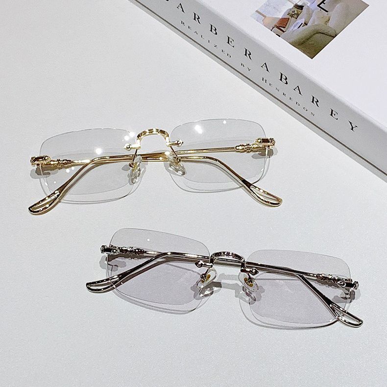 Seamless Transition from Book to Beach: Rimless Photochromic Readers