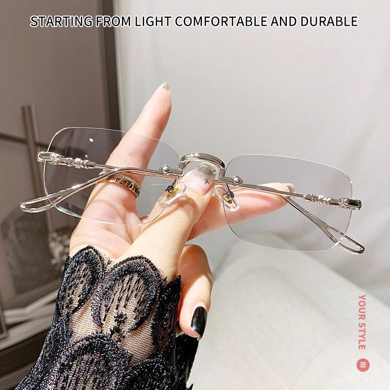 Seamless Transition from Book to Beach: Rimless Photochromic Readers