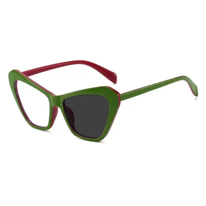 Vintage Fashion Cat Eye Glasses Anti Blue Light Blocking Eyeglasses All Face Candy Colors for Girls' Eye Wear Made Durable PC